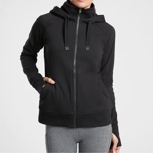 Athleta Black Full-Zip Hoodie